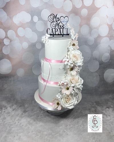 Romantic Weddingcake  - Cake by ER Torten