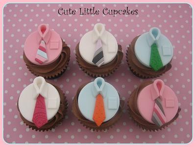 Tie Cupcakes - Cake by Heidi Stone