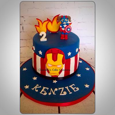 Miss captain America  - Cake by Chantelle's Cake Creations