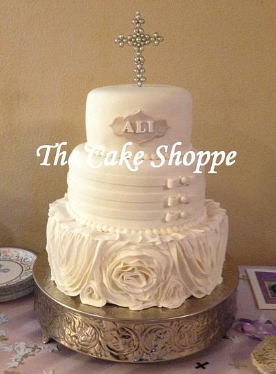 1st communion cake  - Cake by THE CAKE SHOPPE