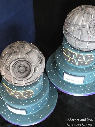 Two Corporate Cakes: Death Star - Cake by Mother and Me Creative Cakes
