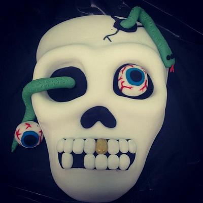 Spooky Skull - Cake by amy