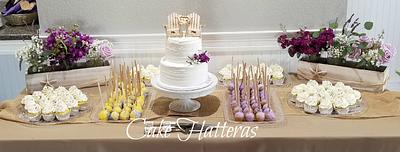 Wedding Dessert Bar for a dear friend - Cake by Donna Tokazowski- Cake Hatteras, Martinsburg WV