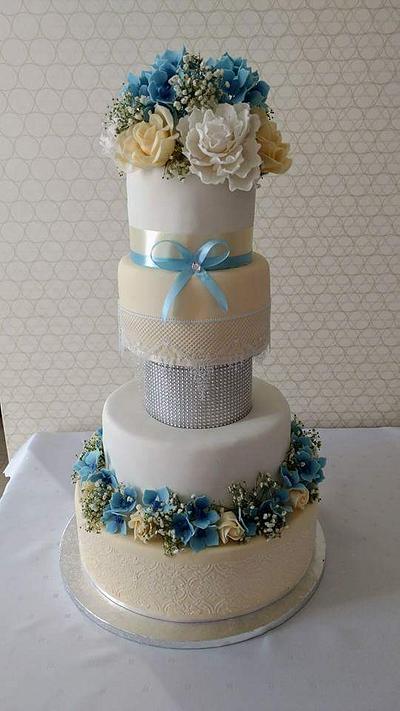 Wedding 5-tier cake  - Cake by MartaMajernickova 