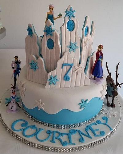 Frozen themed cake - Cake by CupCake Garage