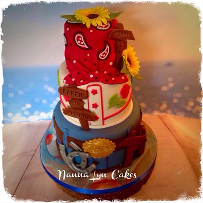 Country & Western  - Cake by Nanna Lyn Cakes