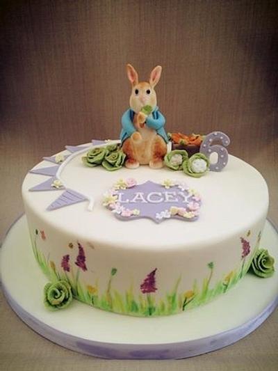 Pretty Peter Rabbit Cake - Cake by LittlesugarB