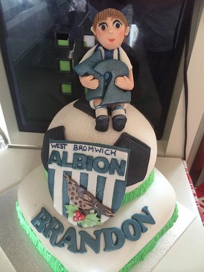 The West Bromwich Albion Cake - Cake by Lou smith