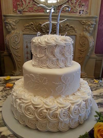 Wedding Cake - Cake by Cindy