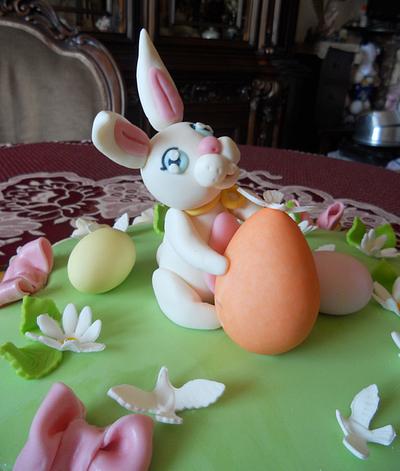  cake topper bunny - Cake by Littlesweety cake