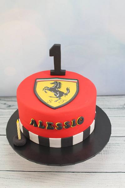 Ferrari theme cake - Cake by Kake Krumbs