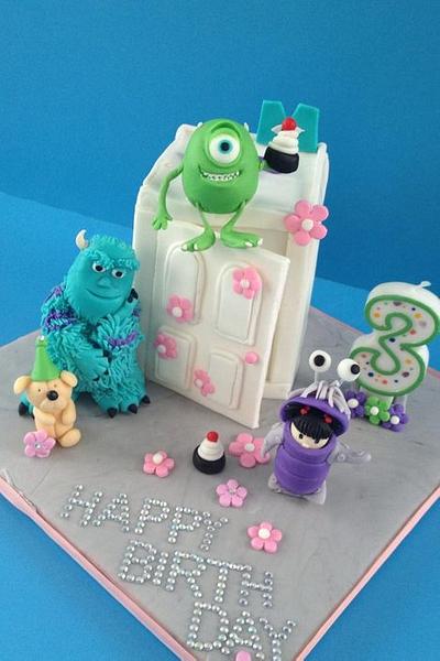 Monster Inc. theme cake - Cake by BAKED