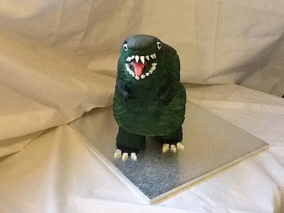 T-Rex dinosaur cake - Cake by Lisa Ryan