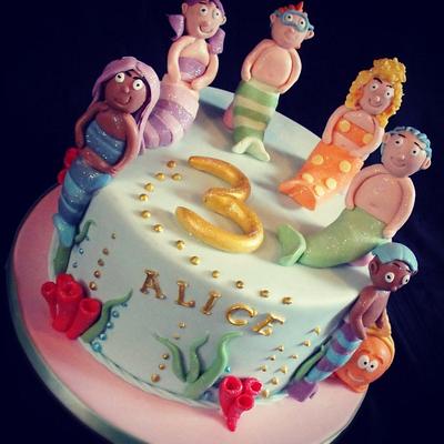 Bubble Guppie birthday cake - Cake by Dee