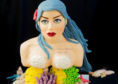 Mermaid cake  - Cake by Rania Albadawy Sugar Art
