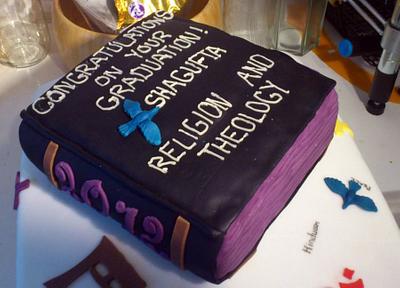 Religion and Theology Graduation Cake - Cake by Ninas Cakes