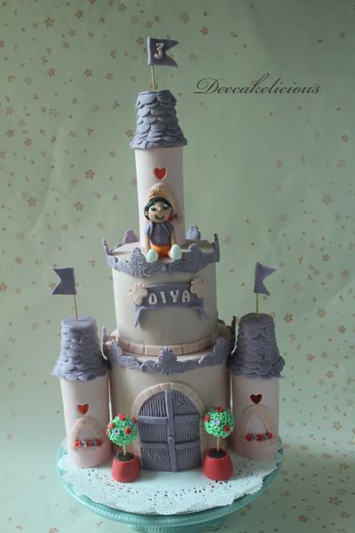 Dora in her castle! - Cake by Deepa Shiva - Deecakelicious