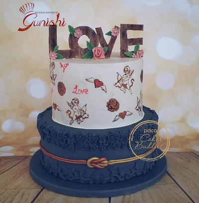 Cakes Buddies Valentine Collab: Promising Love  - Cake by deliciousventures