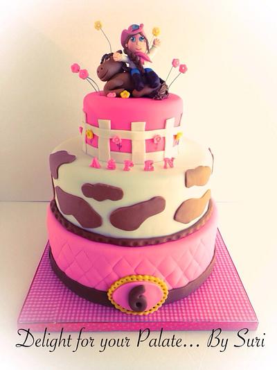 Cowgirl Cake  - Cake by Delight for your Palate by Suri