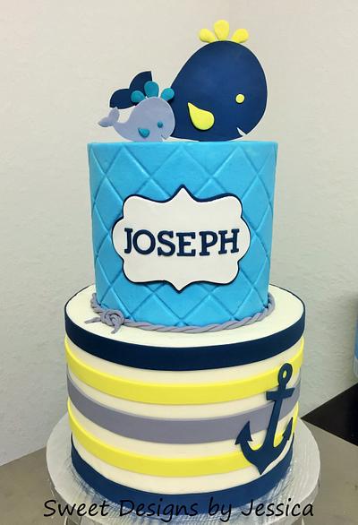 Joseph's shower - Cake by SweetdesignsbyJesica