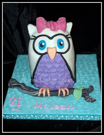 owl  - Cake by Ahimsa