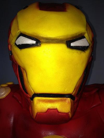 Iron Man for a special boy by Susana Silva - Cendi's Cake, Pastry and Cake Design - Cake by Susana Silva