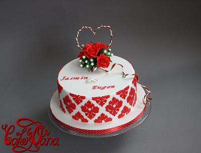 small wedding cake  - Cake by cakesbyoana