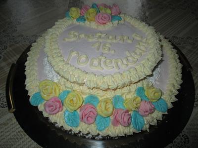 Birthday rose cake - Cake by Marica