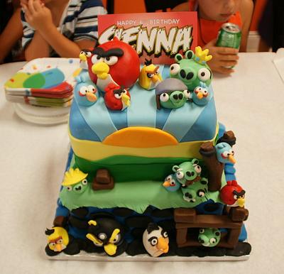 Angry Birds by Mili - Cake by milissweets