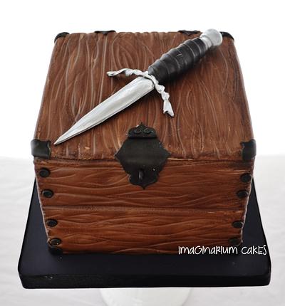 Keepsake Box and Dagger - Cake by Imaginarium Cakes