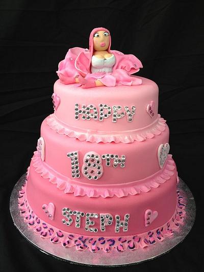 Pretty in pink - Cake by Tammy