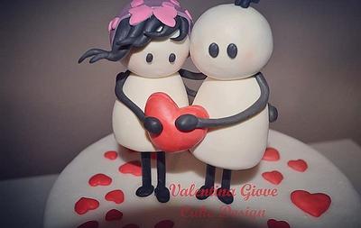 Bigli Migli Cake for Valentine Day - Cake by Valentina Giove 