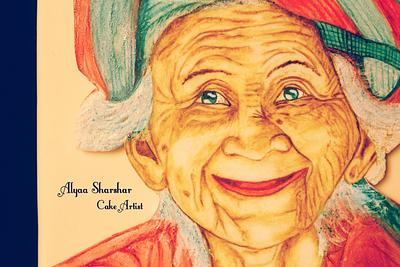 Beautiful Sri Lanka old woman - Cake by Alyaa sharshar 