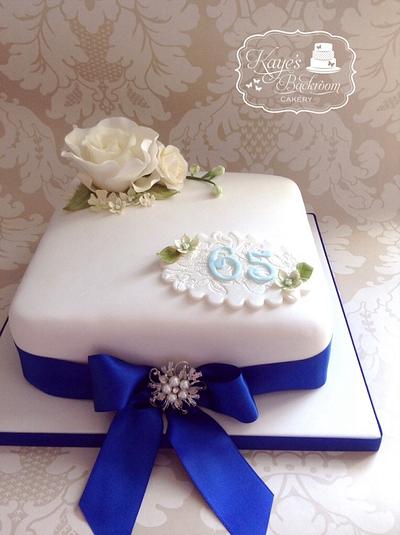 Wedding anniversary cake - Cake by Kaye's Backroom Cakery