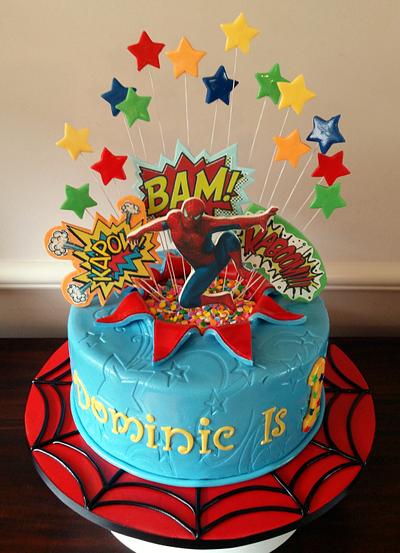 The Amazing Spiderman - Cake by Lisa-Jane Fudge