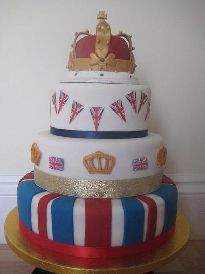 Queen's Diamond Jubilee Cake - Cake by Sugar Sweet Cakes