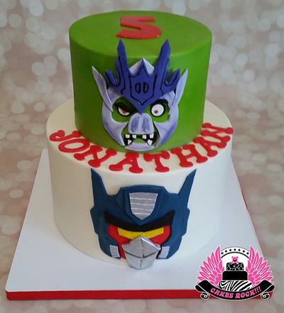 Angry Birds Transformers - Cake by Cakes ROCK!!!  