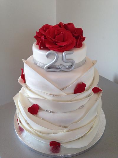 25 anni insieme - Cake by Barbara Herrera Garcia