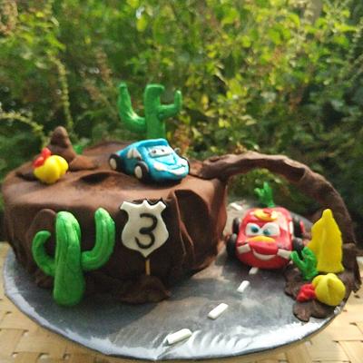 A pinata Cars Cake - Cake by Gourmet Nirvana