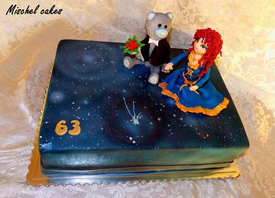 Space romance - Cake by Mischel cakes