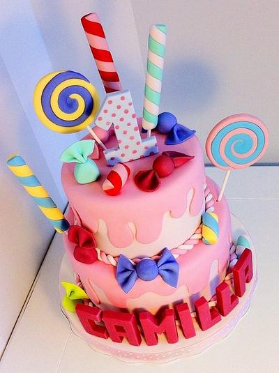 Candy Cake - Cake by Bella's Bakery