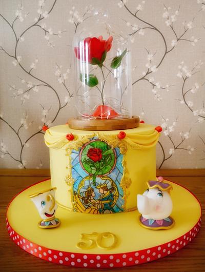 Beauty and the beast  - Cake by Daisychain's Cakes