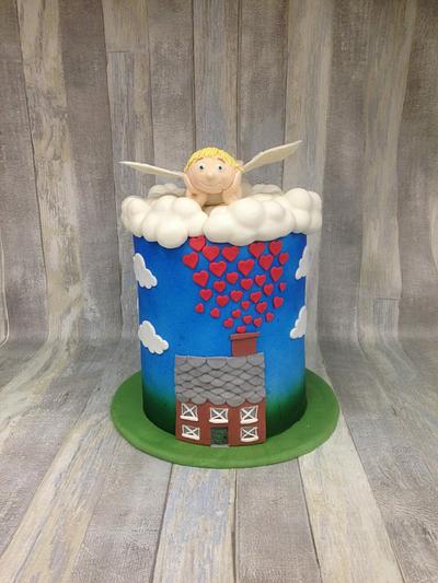 Sweet art for world light day collaboration 2016 - Cake by Kaatje Fondant