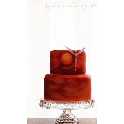Sunrise angel - Cake by Kayleigh's cake boutique 