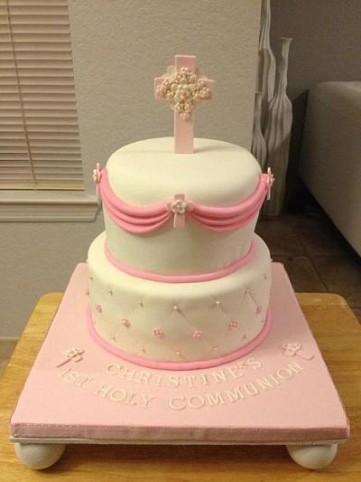 Communion Cake - Cake by CakeDreams