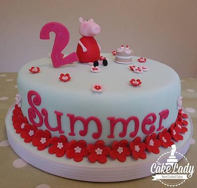 Peppa Pig - Cake by The Cake Lady