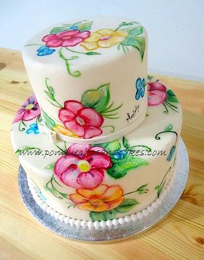 Vintage Paint Cake - Cake by Marielly Parra