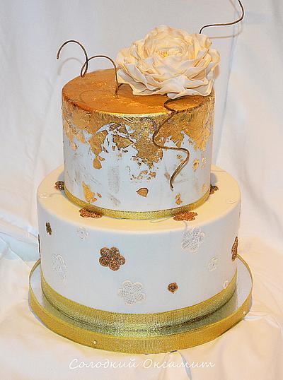 wedding gold - Cake by Oksana Kliuiko