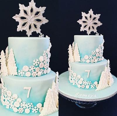 Frozen with a difference - Cake by The Hot Pink Cake Studio by Ipshita