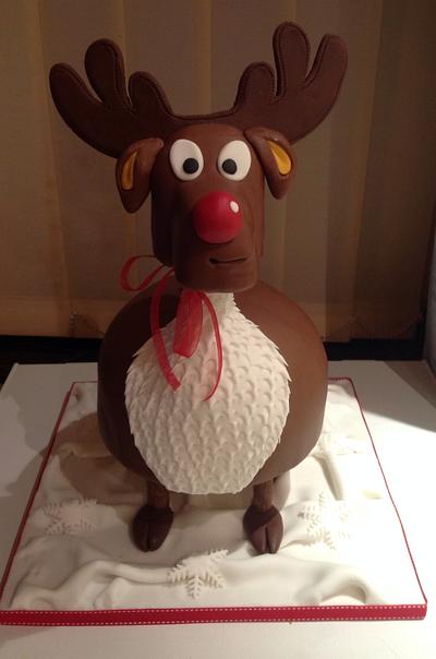 Rudolph! - Cake by Nanna Lyn Cakes